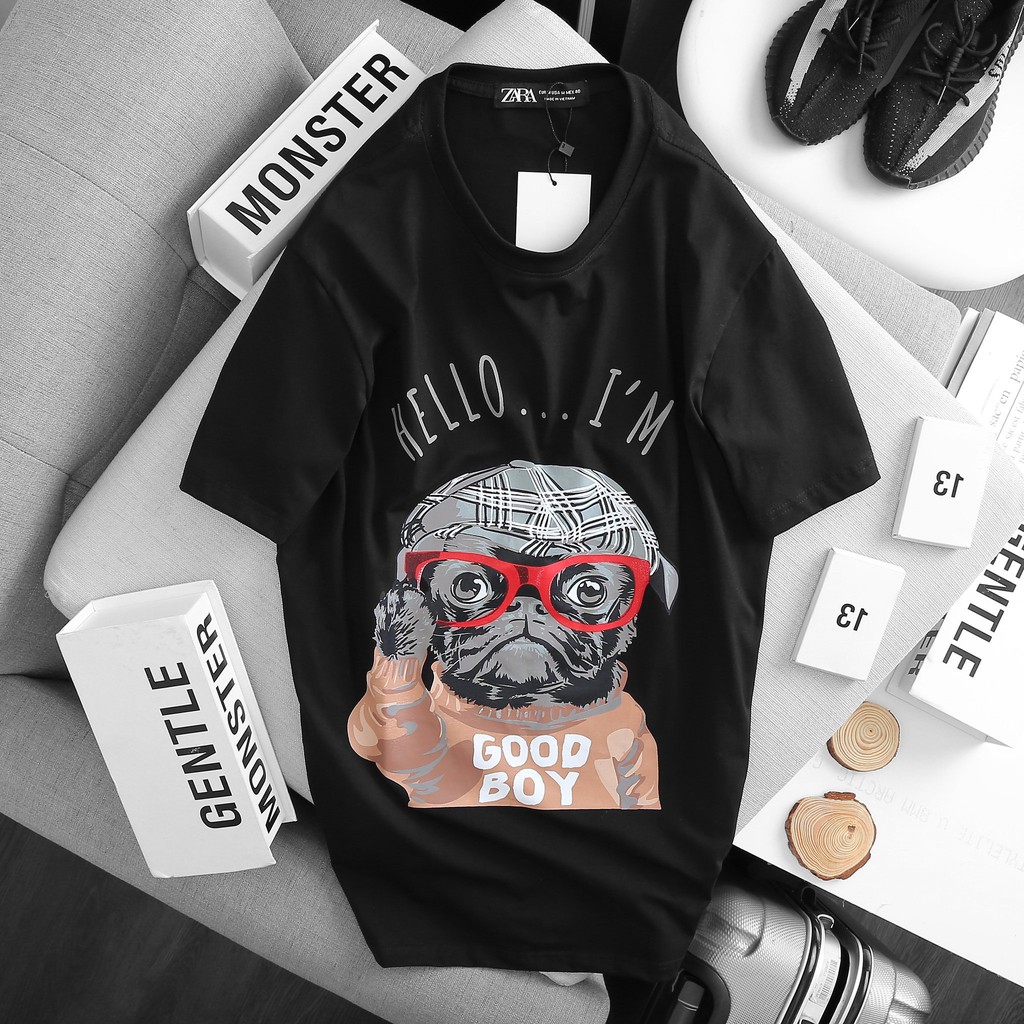 Áo Thun Hàng Hiệu Relax and hello...i&quot;m