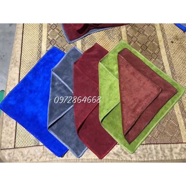 5 chiếc Khăn Nail, gội, Spa, lau xe oto