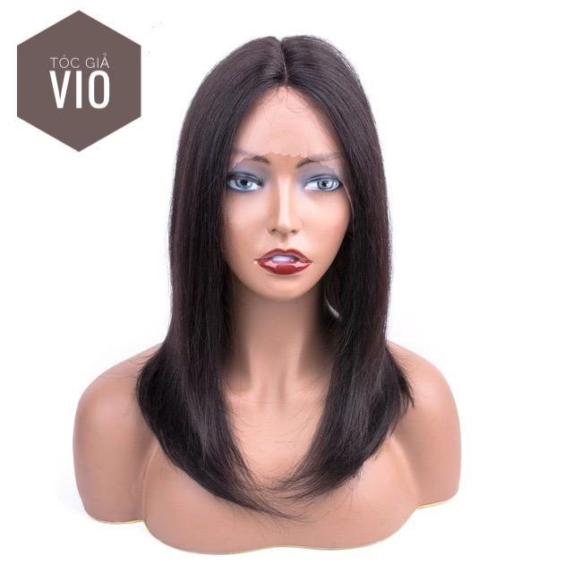TÓC BỘ NGUYÊN ĐẦU SIÊU DA ĐẦU LƯỚI CÚP LỬNG TÓC THẬT DÀI 40CM MÃ 0153