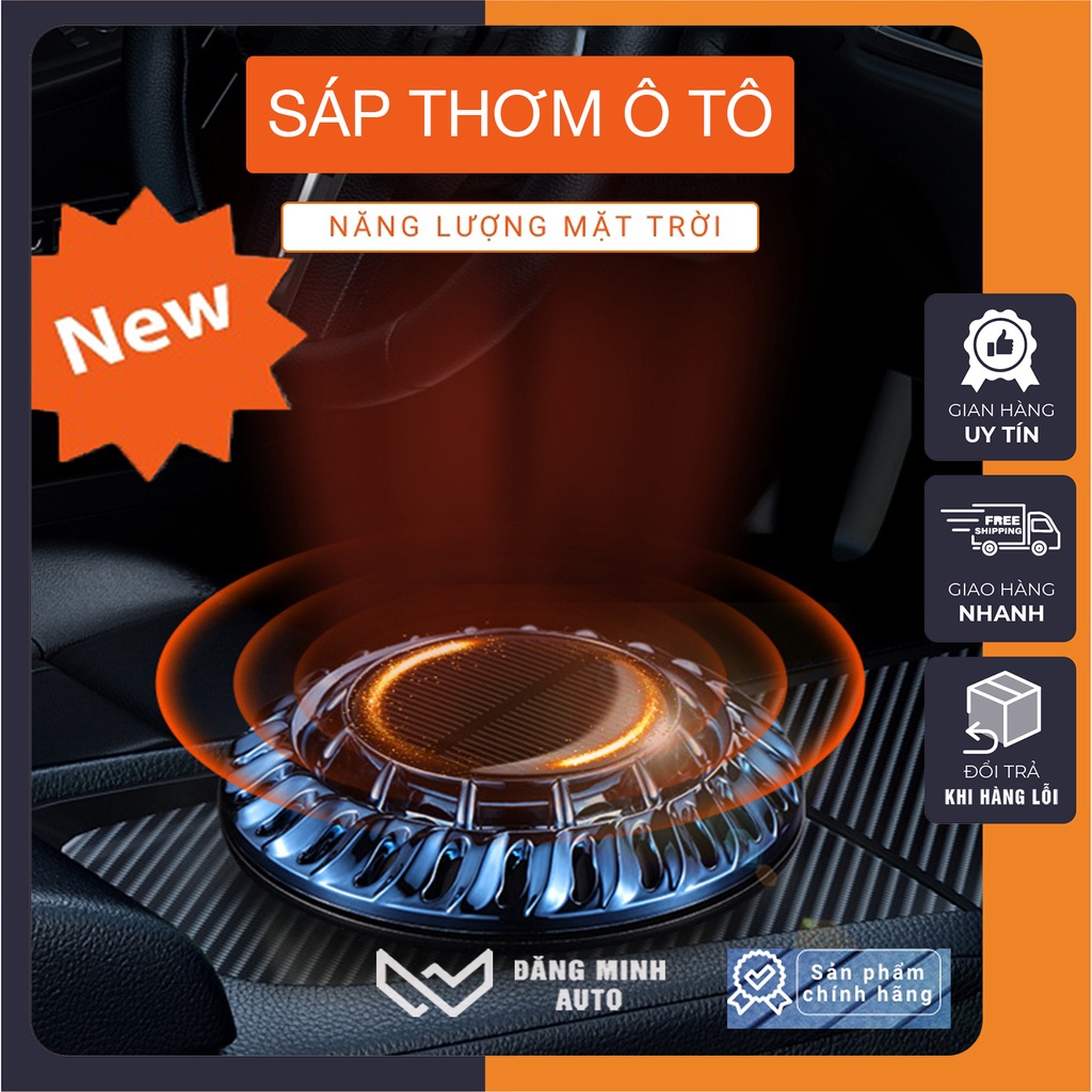 Sáp thơm ô tô mẫu UFO năng lượng mặt trời, máy khếch tán sáp thơm xoay toả hương cho xe hơi ST20 | BigBuy360 - bigbuy360.vn