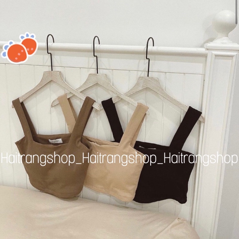 Áo 2 Dây Bản To Có Đệm Ngực Vintage Cực Dễ Phối Đồ - TG32