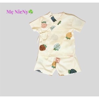Yukata bộ cho bé  chất thô lụa Hàn