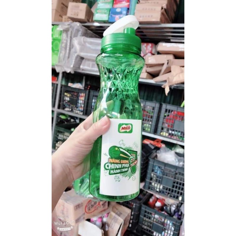 BÌNH NƯỚC NHỰA 1 LÍT HKM MILO