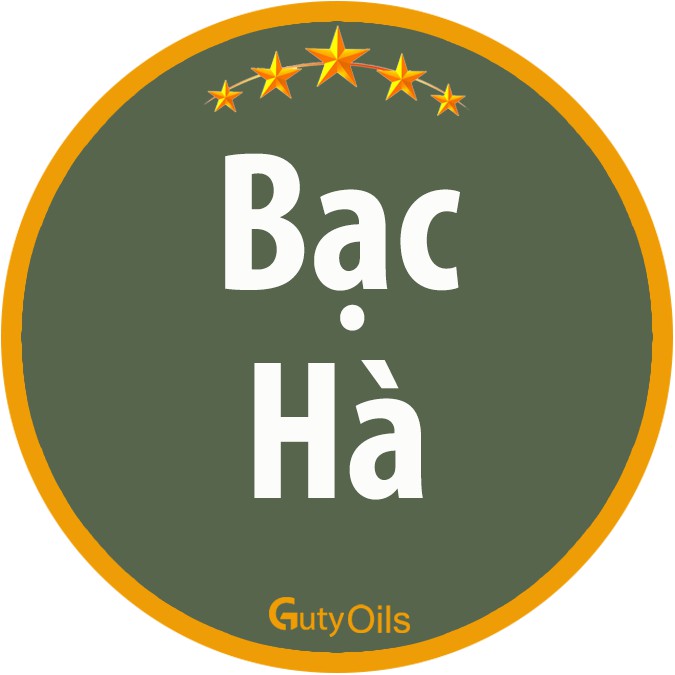 Tinh dầu bạc hà nguyên chất Guty Oils đuổi chuột, đuổi muỗi, đuổi côn trùng, giảm căng tăng, chống say xe - Lọ 10ml