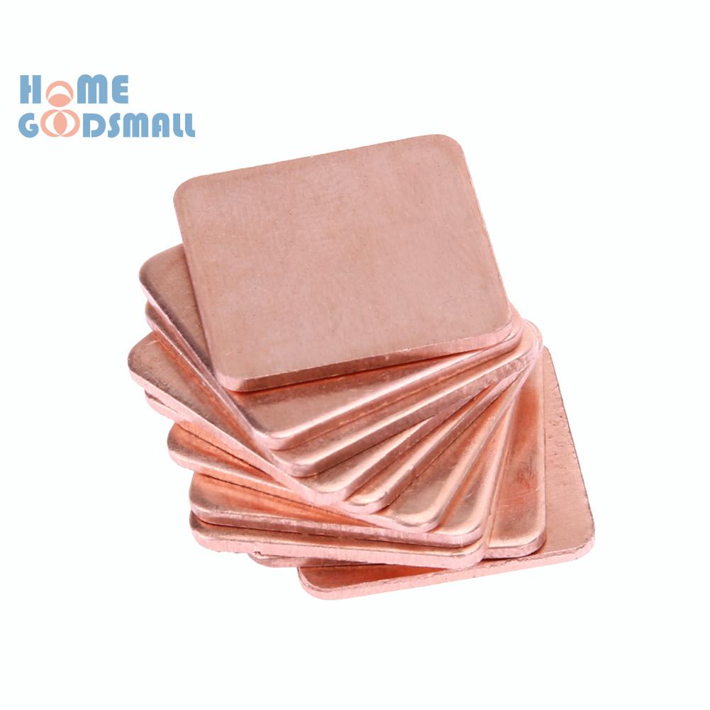 Set 10 Miếng Tản Nhiệt 20mm X 20mm 0.3mm To1.5Mm Cho Laptop Ic Chipset Gpu Cpu | BigBuy360 - bigbuy360.vn
