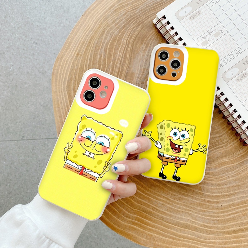 Ốp lưng iPhone hình Cậu bé bọt biển SpongeBob 6/6plus/7plus/8plus/x/xs max/11/11promax/12/12pro/12promax/13/13promax