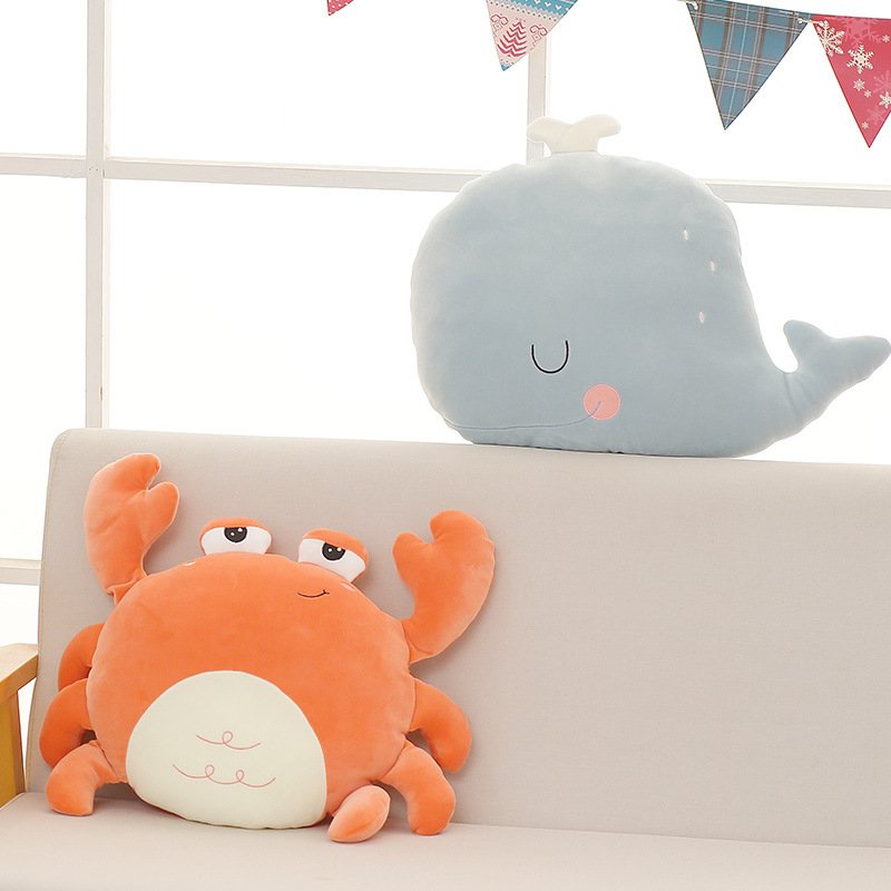 Gấu Bông Voi Dẹt Màu Xanh Cute 30cm - DIabrand