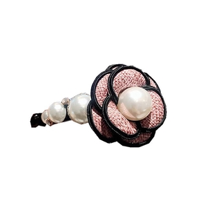Dây buộc tóc hoa trà ngọc trai