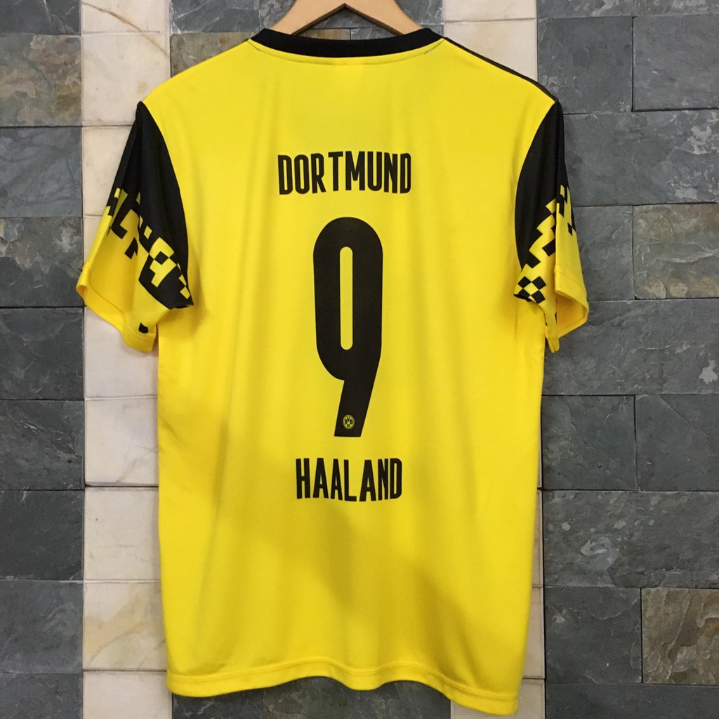 Bộ áo đấu Haaland Dortmund vàng sân nhà 2021 | BigBuy360 - bigbuy360.vn