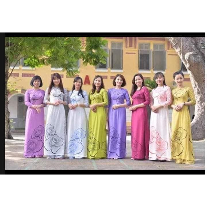 ÁO DÀI MAY SẴN VÀ VẢI MAY ÁO DÀI CAO CẤP