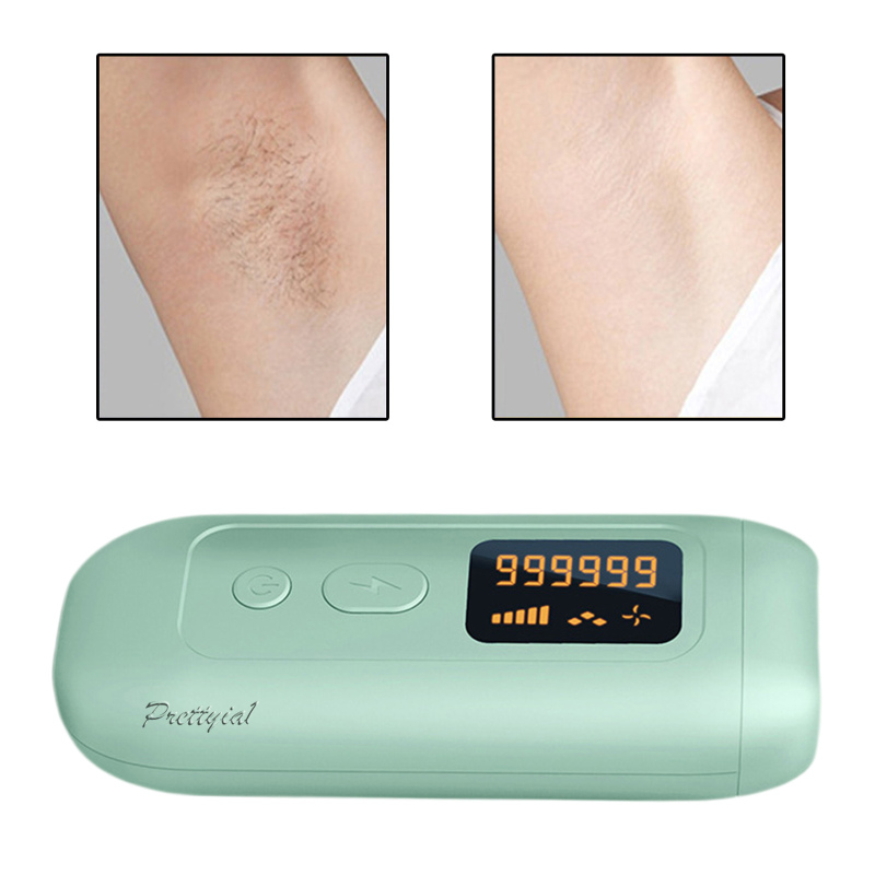 [PRETTYIA1]Professional EU Plug Laser Hair Remover 990000 Pulses Hair Removal Device