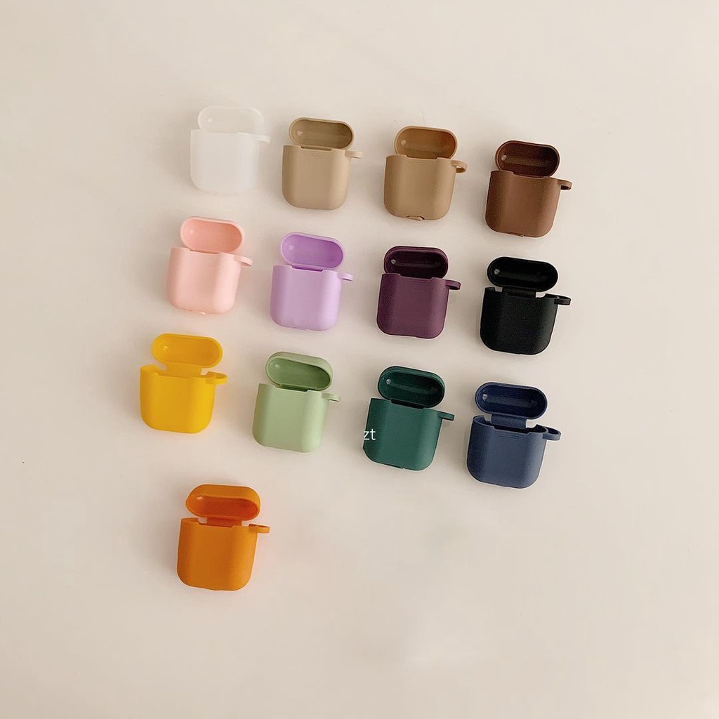 Ốp Airpods 1/2/Pro màu nắp liền
