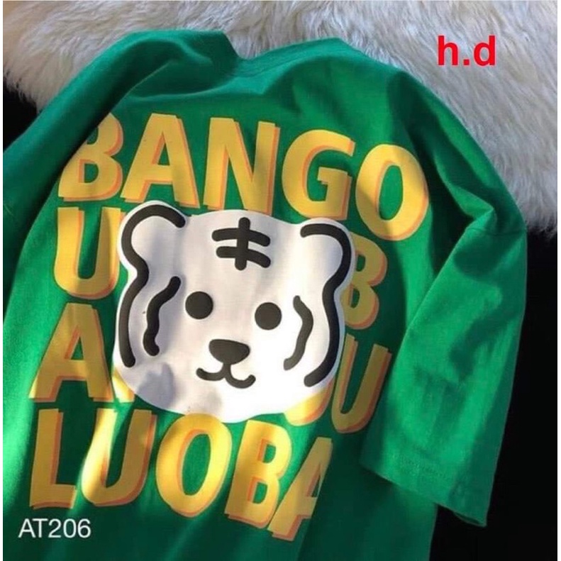 Áo thun nam nữ Hổ Bango áo phông unisex form rộng tay lỡ chất cotton cao cấp cá tính mặc đôi nhóm