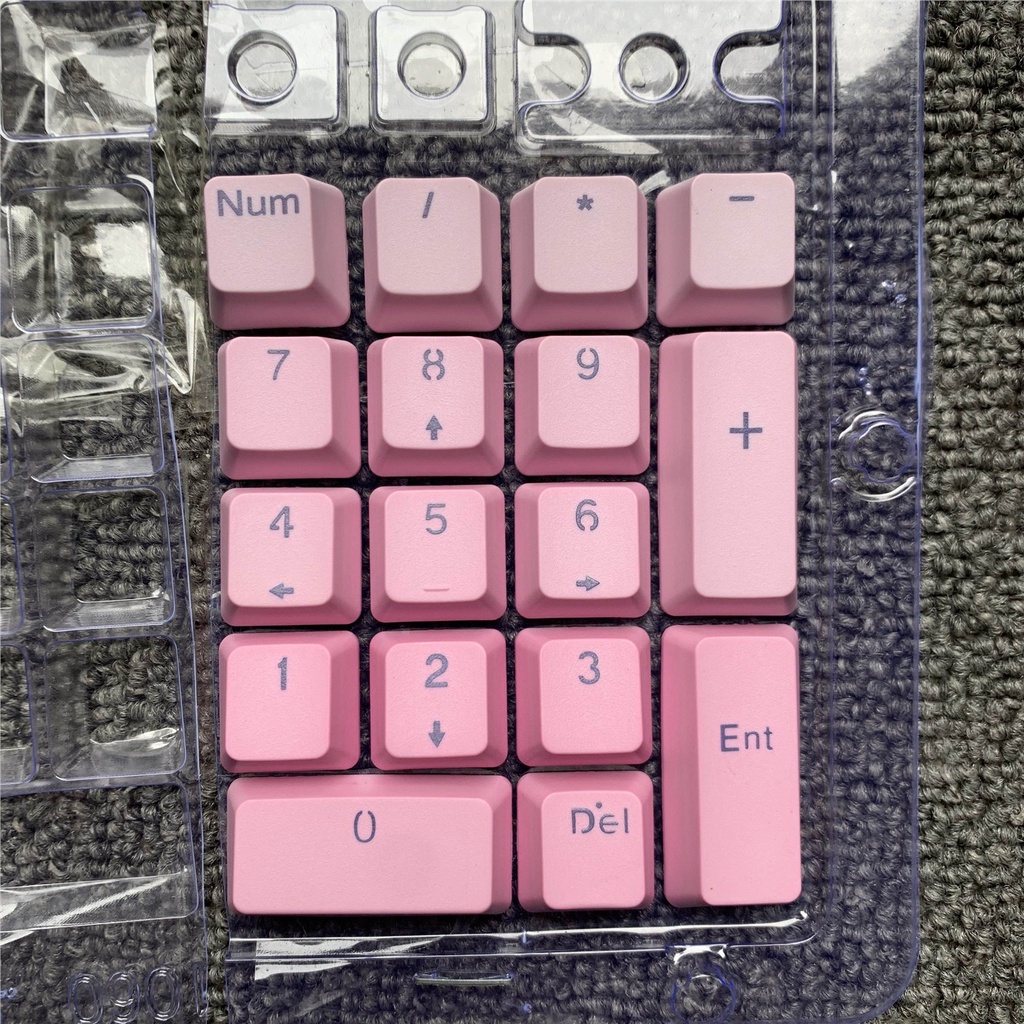 Nắp Đậy Phím Cơ Kỹ Thuật Số PBT Màu Trắng Xanh Dương Đỏ 123 Màu Sắc Phù Hợp Với 17