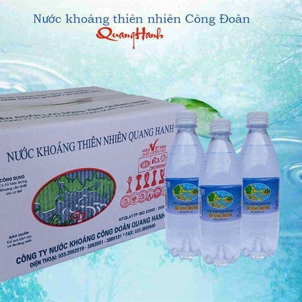Nước khoáng Quang Hanh tại Sài gòn