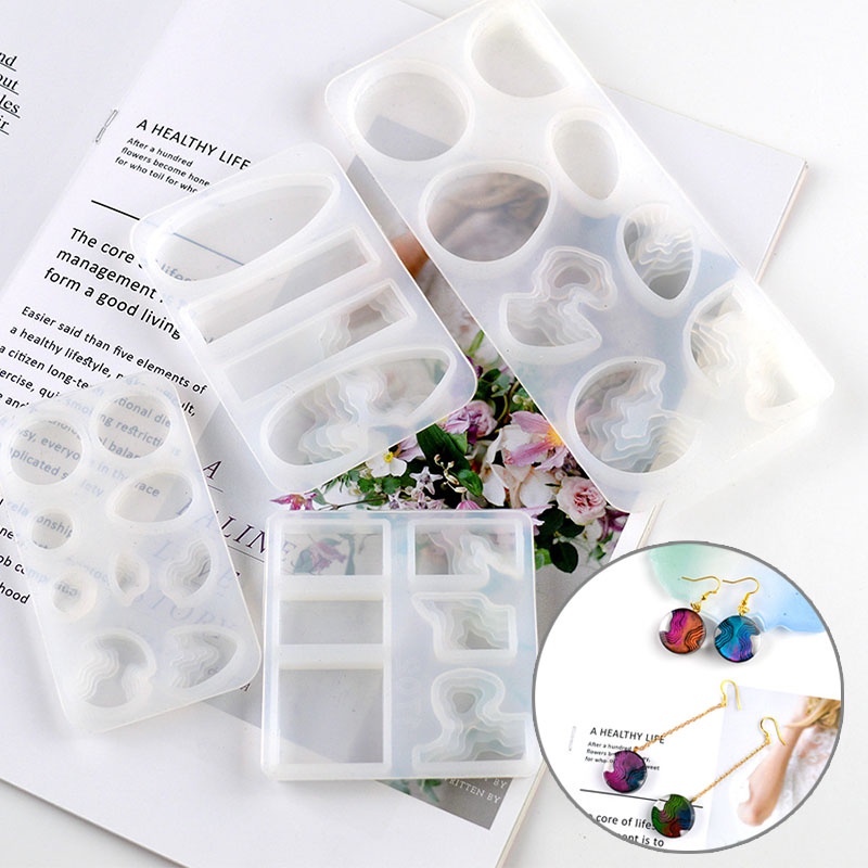 Khuôn Silicone Tạo Hình Làm Mặt Trang Sức Hình Hòn Đảo DIY