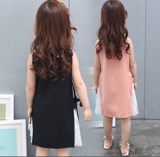 Freeship 99k TQ_Đầm phối ren