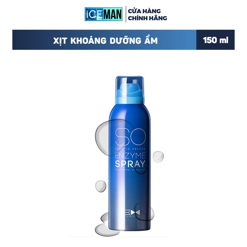 Xịt Khoáng Dưỡng Ẩm BLUEMAN Kiểm Soát Dầu 150ml ZL19