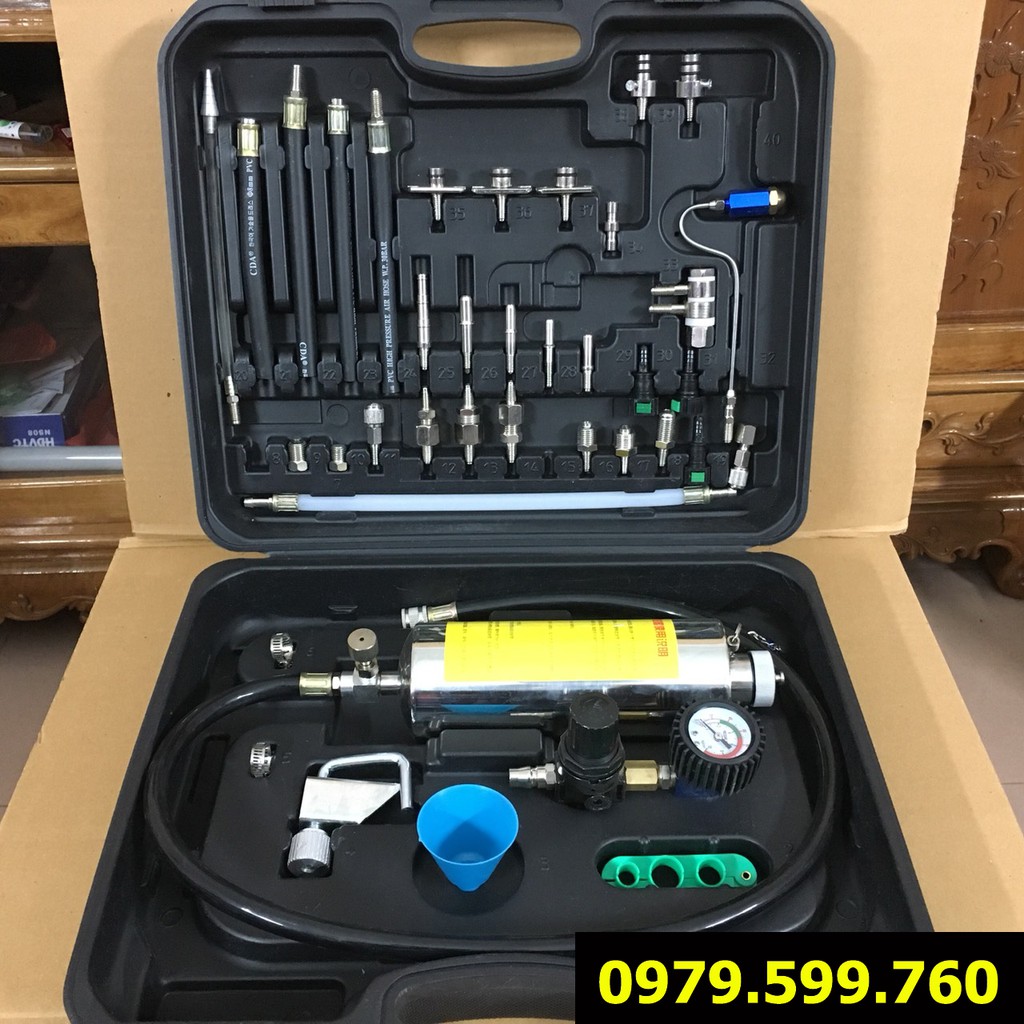 Bộ súc buồng đốt kim phun, súc kim phun buồng đốt trực tiếp trên xe ô tô ( Động cơ xăng )