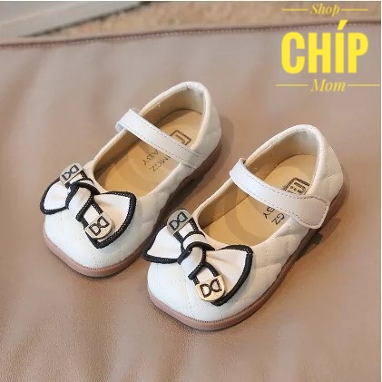 giày búp bê bé gái gày bệt cho bé đi học, đi chơi da mềm MG baby  nơ xinh xắn thời trnag thu đông siêu nhẹ QCCC V207