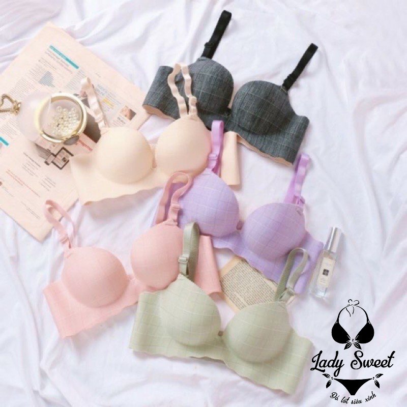 Áo Lót Su Nâng Ngực Muối Tiêu Đệm Dày 315