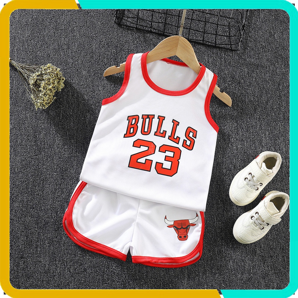 Bộ đồ bóng rổ trẻ em cho bé các câu lạc bộ NBA, Đồ thể thao cho bé từ 1- 8 tuổi,Chất liệu vải cao cấp mới nhất