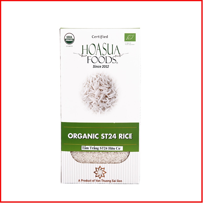 Gạo trắng hữu cơ Hoa Sữa 1kg - NMOL