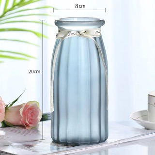 Lọ hoa thuỷ tinh đục để bàn