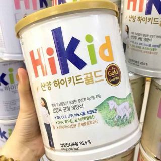 Sữa Hikid vị Vani tách béo dê núi 600g