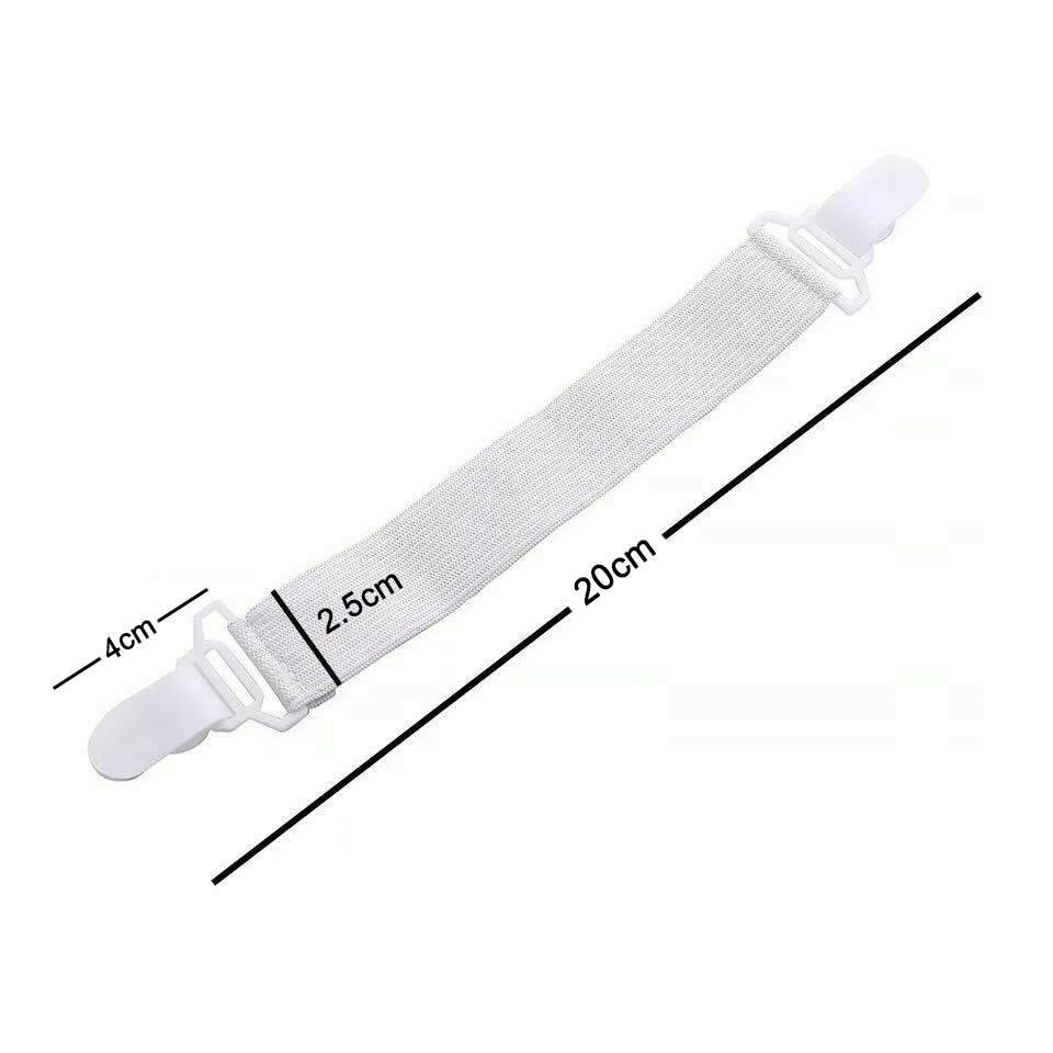 Combo Bộ 16 Đai Kẹp Dây Chằng Góc Nệm Giúp Cố Định Ga Drap Trải Giường Legaxi GH03