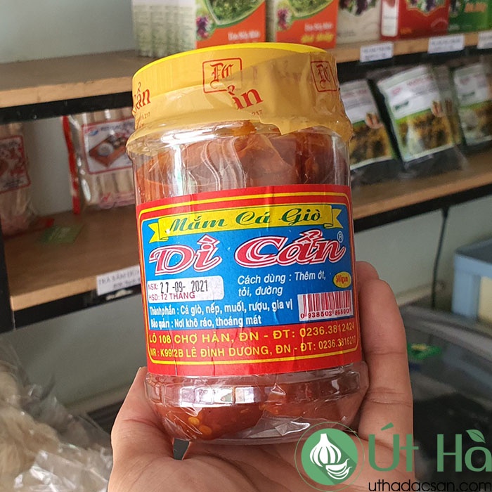 Mắm Cá Giò Dì Cẩn Hủ 500gr Đặc Sản Lâu Đời Đà Nẵng Hương Vị Đặc Biệt Thơm Ngon - Út Hà Đặc Sản