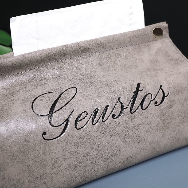 Hộp Đựng Khăn Giấy Giả Da Cao Cấp Phong Cách Bắc Âu