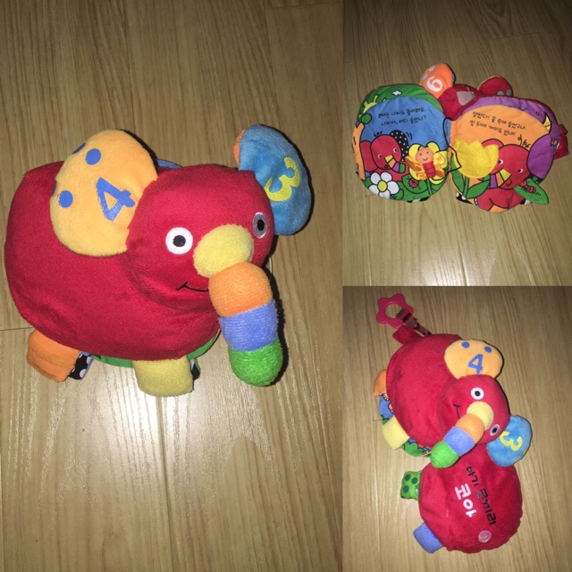 Sách vải hình con voi cho bé