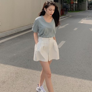 Áo thun trơn basic vải xước AP482 1994closet