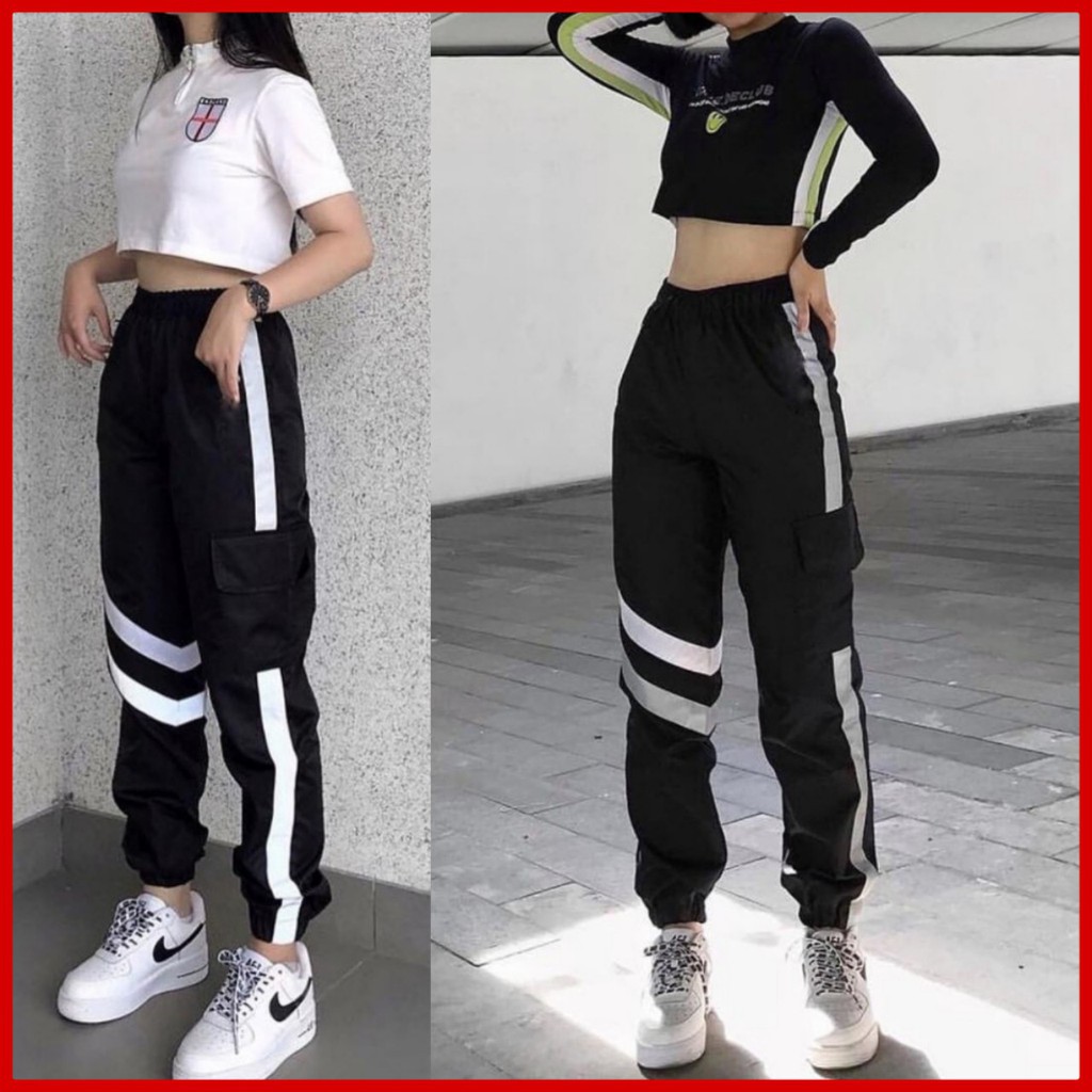 Quần jogger phản quang (chụp Flast) mới