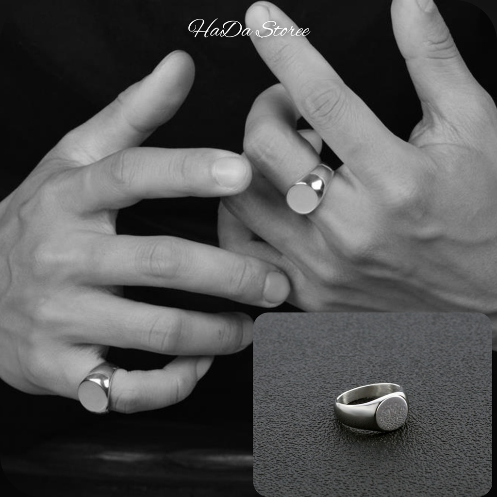 Nhẫn Thời trang hợp kim Titanium Libery bản ngón út  - Mẫu N033