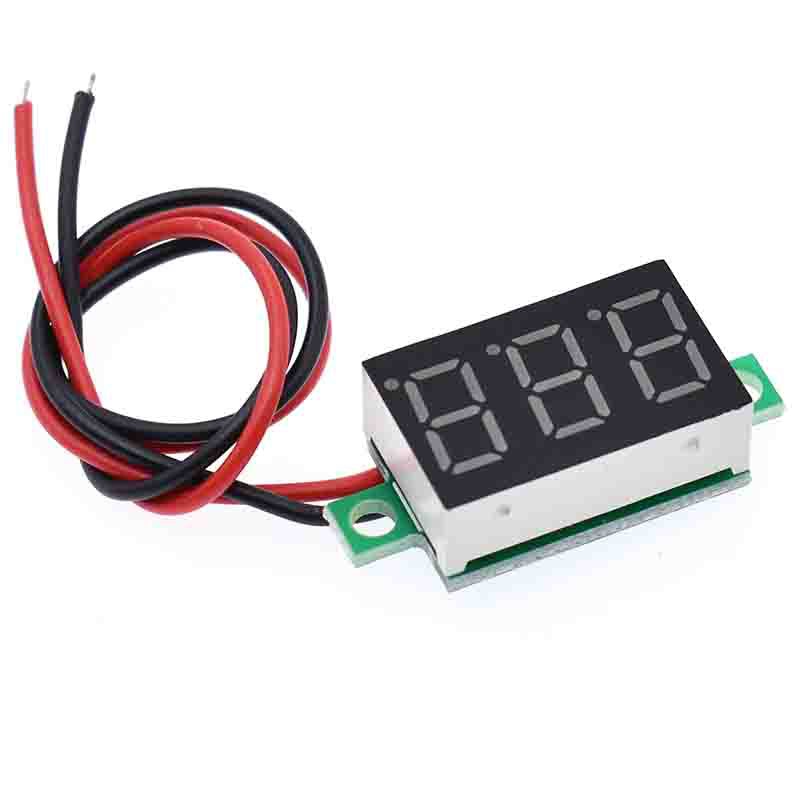 Vôn Kế Điện Tử Mini 2 Dây 0.36 inch DC 4.7-22V 12V 24V