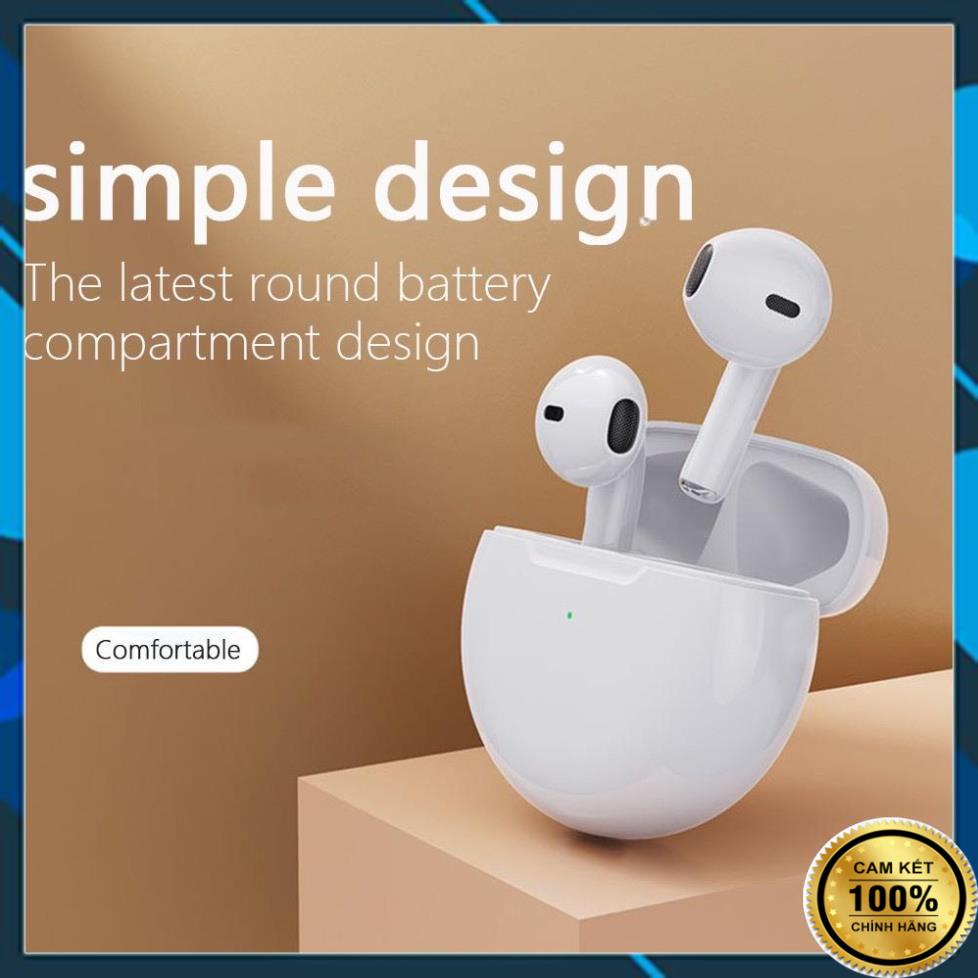 Tai Nghe Bluetooth Pro 6 Mini Quốc Tế Tws 5.3 Có Míc Nói, Tai Nghe Nhạc Chơi Game Pin 5H cho IOS-Android