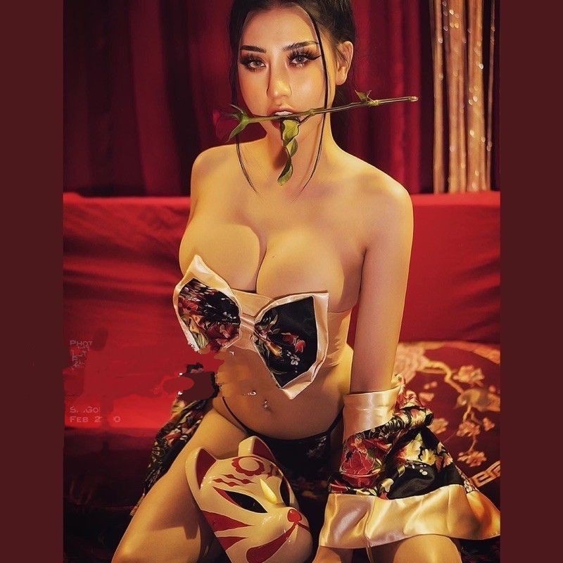 set áo choàng kimono cosplay cổ trang cô gái trung hoa sexy gợi cảm | BigBuy360 - bigbuy360.vn