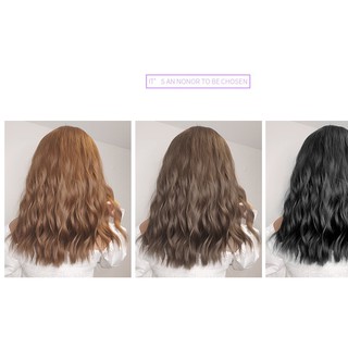 Tóc giả cả đầu xoăn nhẹ đều