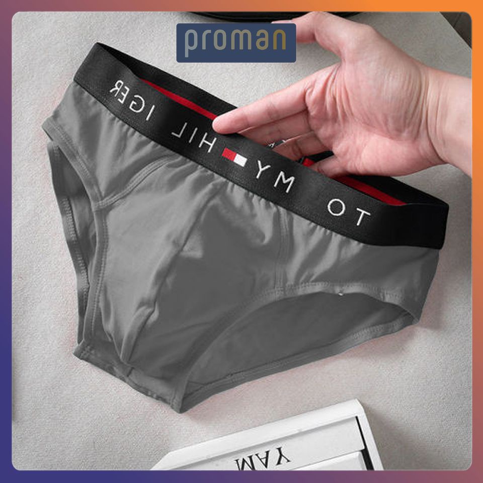 Quần lót nam thun lạnh tam giác hàng siêu cấp co dãn 4 chiều cạp xanh cao cấp SC05  PROMAN