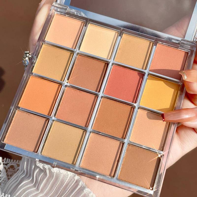 Bảng Phấn Mắt 16 Màu Lì Kết Hợp Trang Điểm Phong Cách