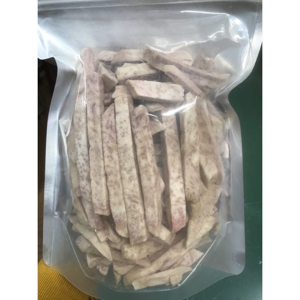 Khoai môn sấy Giòn - Quy cách đóng gói 250Gr