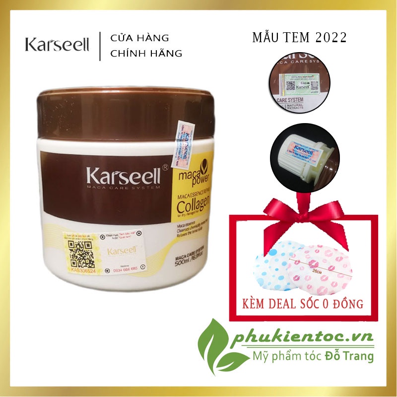 Kem ủ tóc Karseell 500ml dạng hủ