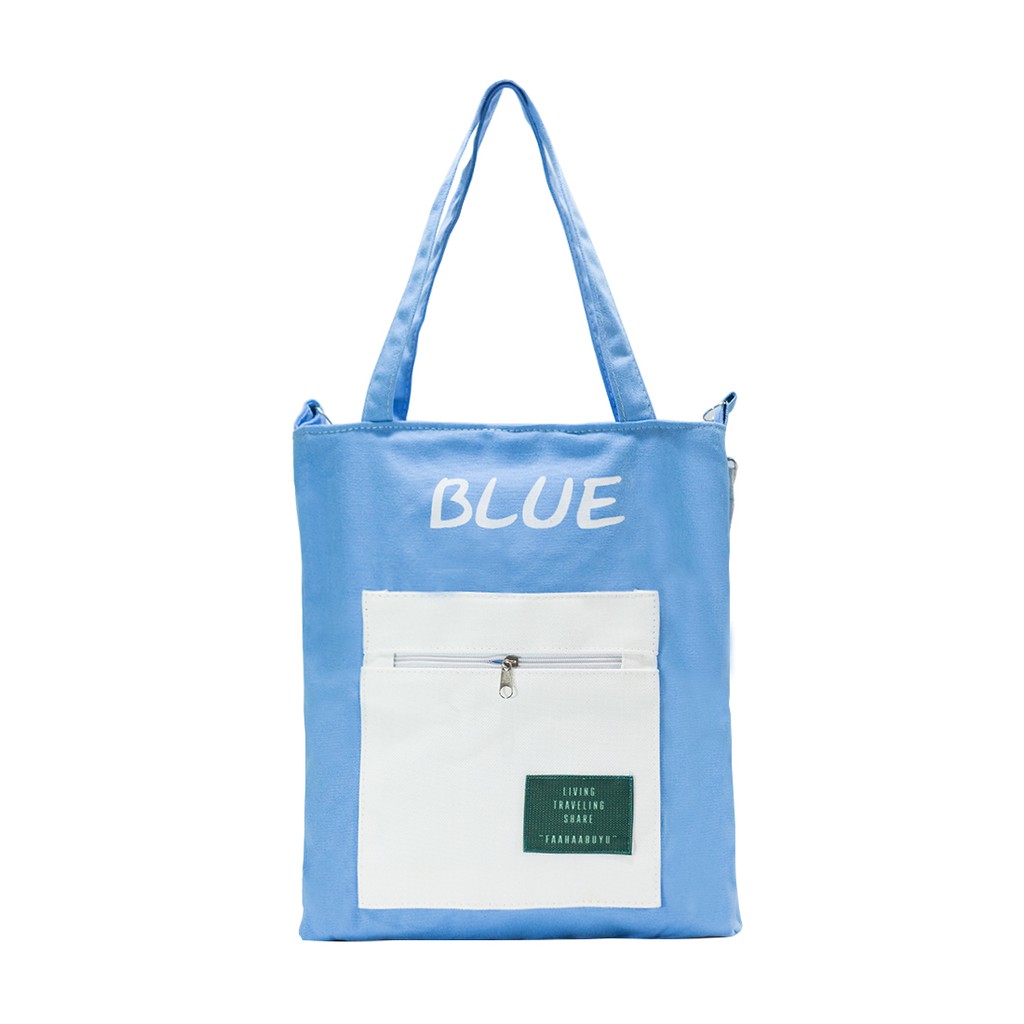 Túi Vải Đeo Chéo Tote Bag Living XinhStore