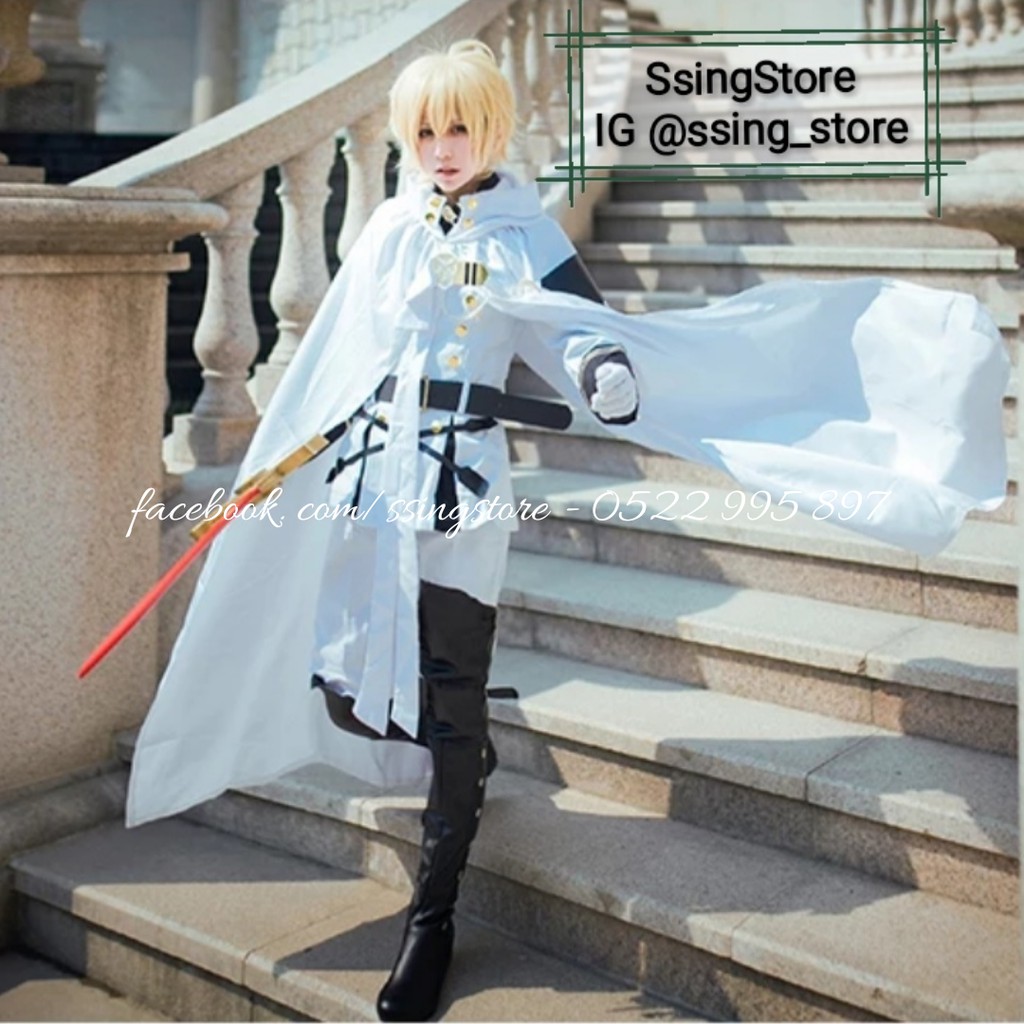 Set COSPLAY "Mika-kun" ma cà rồng cold ngầu Anime Thiên Thần Diệt Thế