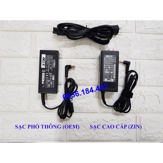Sạc Laptop Acer 19V–3.42A – 65W (Adapter Acer 19V – 3.42A – 65W) Kèm dây nguồn