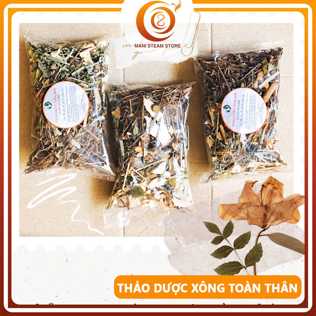 Set 15 Gói Lá Xông Sản Phụ Sau Sinh Bà Điểm | Thảo Dược Xông Hơi Bà Đẻ Handmade