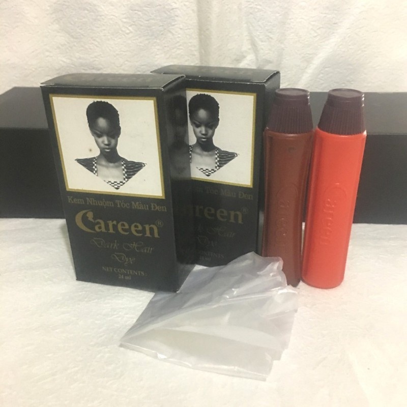 Thuốc nhuộm tóc màu đen Careen Dark Hair 24ml