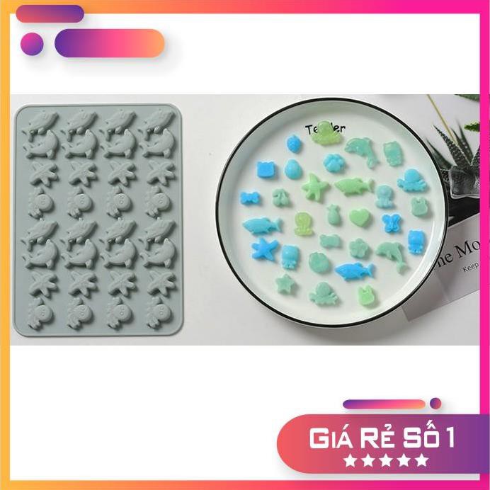 Khuôn chip hình sinh vật biển ( 32 lỗ )